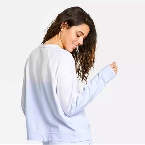 NWOT purple tie dye pullover